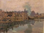 Claude Monet Argenteuil, the Bridge under Repair china oil painting artist